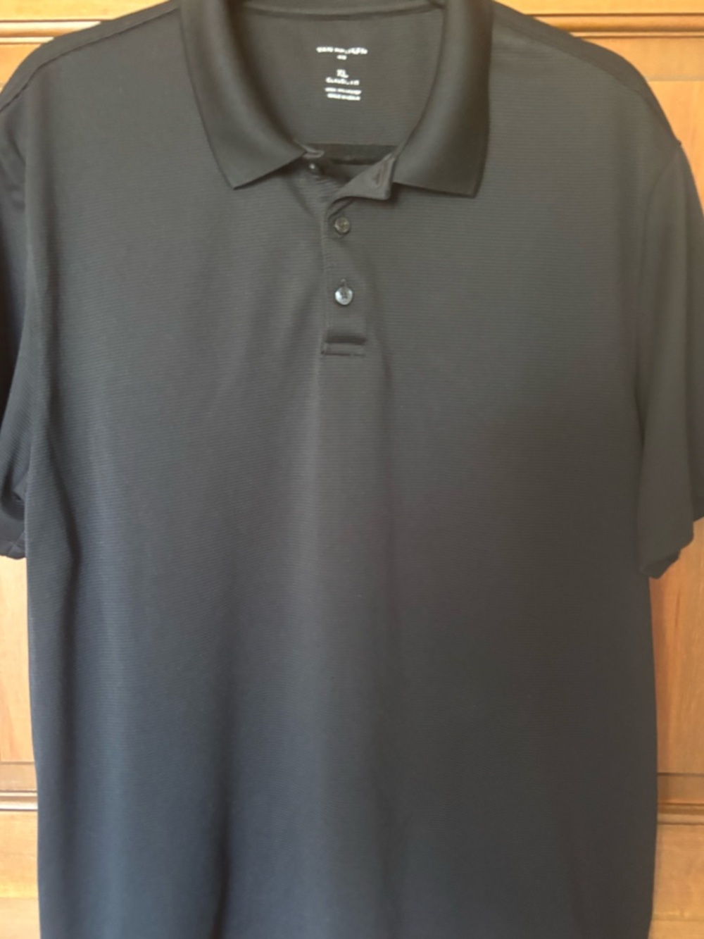Van Heussn Black Polo Shirt - Classic Short Sleeve XL